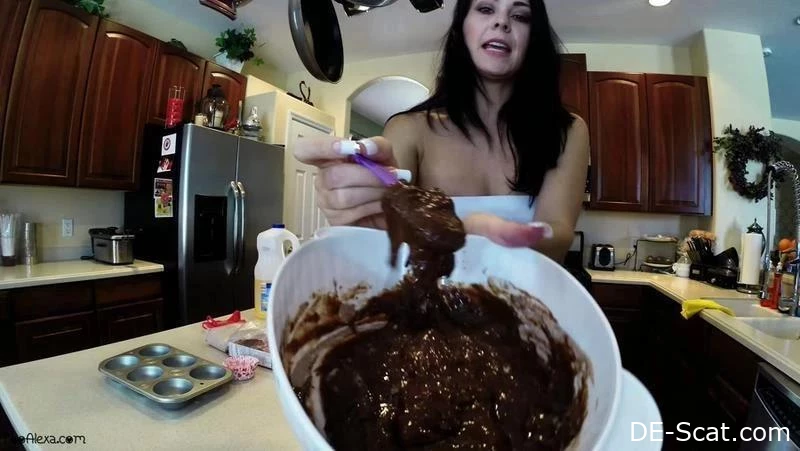 Frische Kot-Brownies - PooAlexa - Enthält viel Scheiße, erwünschter Sex mit Scheiße