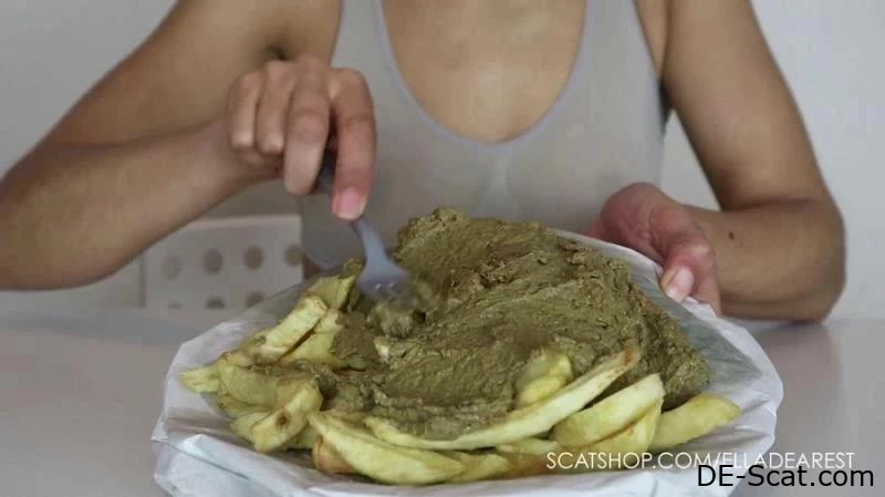 Fisch, Chips und Scheiße - Elladearest - Schwarzer Arsch, Mist, Eile in der Toilette